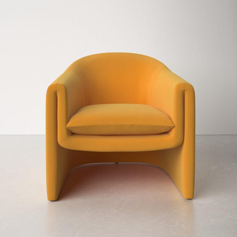 AllModern Pollman Upholstered Barrel Chair & Reviews | Wayfair